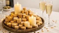 Capodanno 2026: 3 decorazioni fai da te con i tappi di sughero che sembrano da boutique