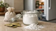 Bicarbonato e alloro: il trucco naturale per eliminare gli odori in frigo, armadi e cucina