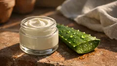Crema viso all’aloe vera fatta in casa: ricetta semplice, dosi precise e consigli per usarla