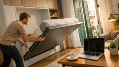 Letto a scomparsa: la soluzione salvaspazio che trasforma il monolocale in 30 secondi
