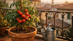 Pomodori in vaso sul balcone: 9 mosse per un raccolto abbondante anche in estate